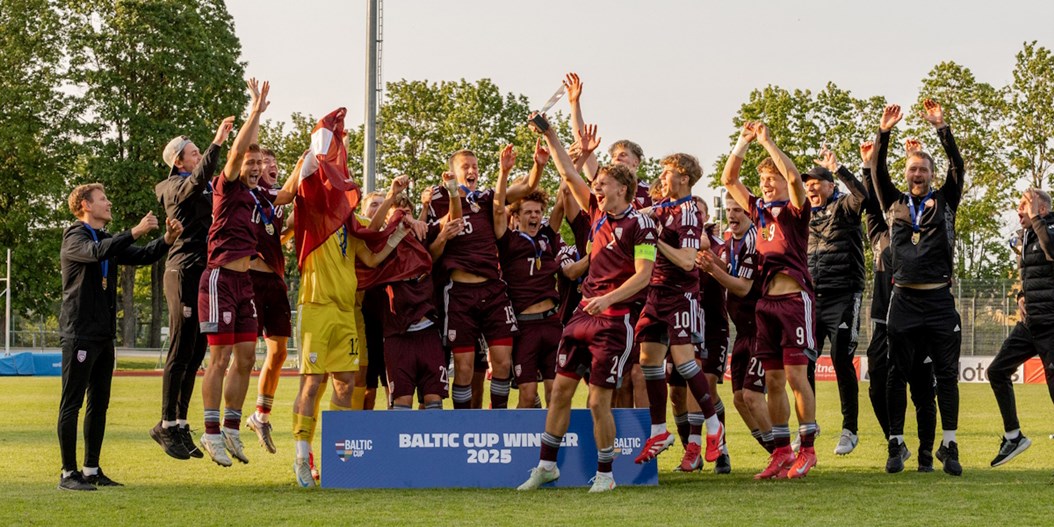 Latvijas U-19 izlase nosargā Baltijas kausa čempionu titulu