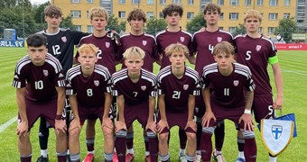 Baltijas kausa sākumā uzvara pret Somiju