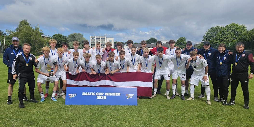 Arī Latvijas U-17 izlase kļūst par Baltijas kausa uzvarētāju
