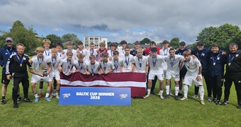 Arī Latvijas U-17 izlase kļūst par Baltijas kausa uzvarētāju