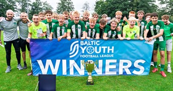Latvijas komandu duelī FS "Metta" izcīna BYFL U-15 titulu