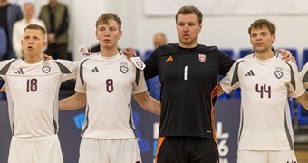 Telpu futbola izlase dosies uz turnīru Indonēzijā