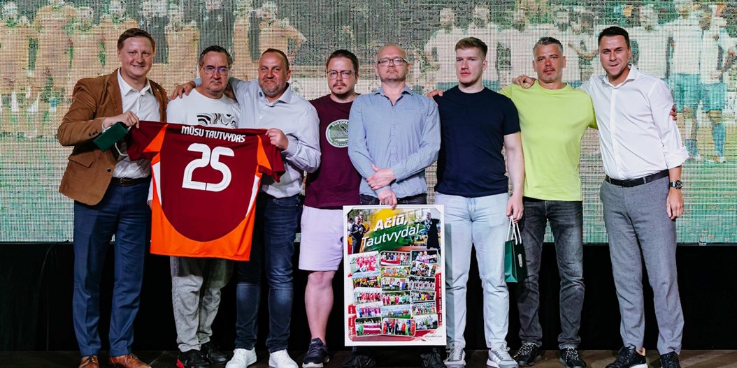 Latvijas mediju futbola komanda startē Eiropas čempionātā Druskininkos
