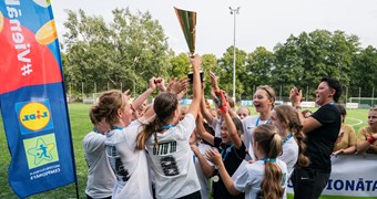 SK "Amber" plūc uzvaras laurus meiteņu U-12 čempionātā