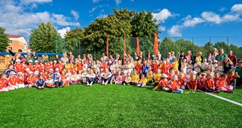 Meiteņu futbola festivālā Ventspilī vairāk par 100 dalībniecēm
