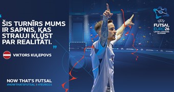 Noskaidroti visi UEFA Futsal EURO 2026 dalībnieki – atklāšanas spēle būs Rīgā