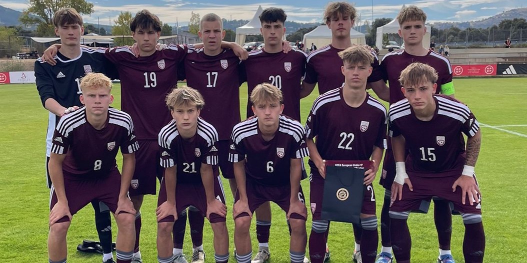 Latvijas U-17 izlase divreiz atspēlējas pret Dāniju