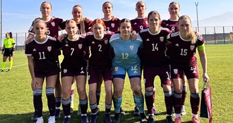 WU-17 izlasei uzvara kvalifikācijas turnīra pirmajā spēlē