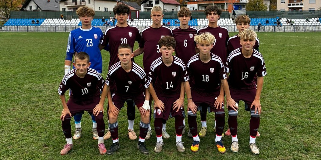 Attīstības turnīrā U-15 izlase piekāpjas Ziemeļīrijai