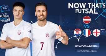 Sākas biļešu tirdzniecība telpu futbola Eiropas čempionāta spēlēm Rīgā