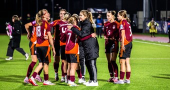 Latvijas sieviešu futbola izlasei pārbaudes spēle ar Poliju