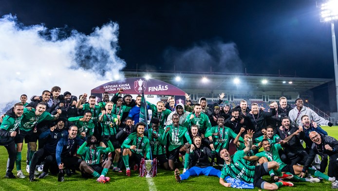 Dašķeviča vārti dāvā "Audai" Latvijas kausu