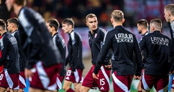 Izvēlēts Latvijas izlases sastāvs novembra nometnē