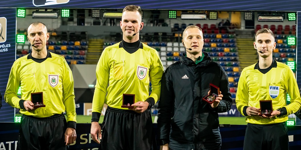 Latvijas tiesnešu brigādei uzticēta eirokausu spēle