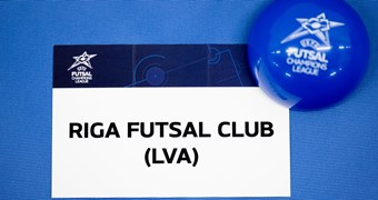 "Riga Futsal Club" astotdaļfinālā spēlēs pret "Prishtina"