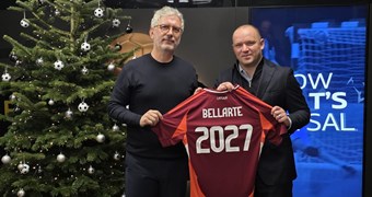 Pirms debijas Eiropas čempionātā pagarina līgumu ar Bellarti