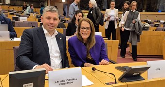 LFF kā vienīgā futbola federācija piedalās EP stratēģiskajā diskusijā