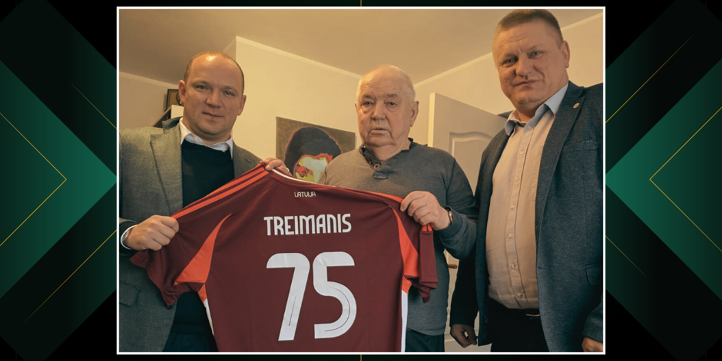 Gvido Treimanim balva par mūža ieguldījumu Latvijas futbolā