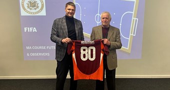 Apaļajā jubilejā sveicieni Borisam Adjutovam