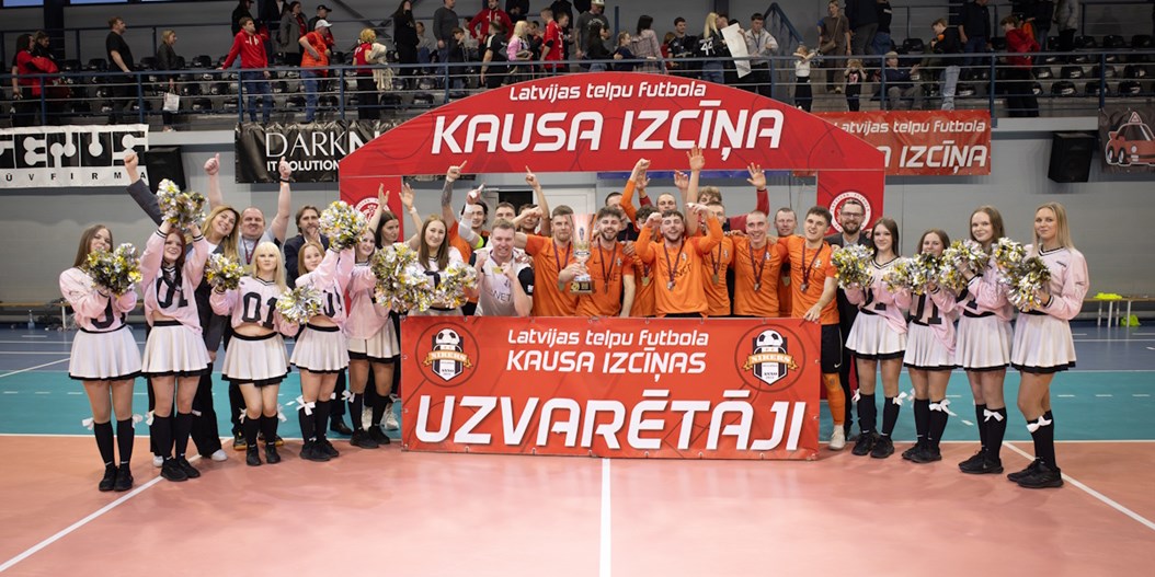 Latvijas kausu telpu futbolā iegūst FC "Nikers"