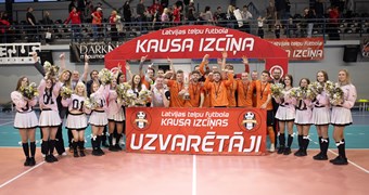 Latvijas kausu telpu futbolā iegūst FC "Nikers"