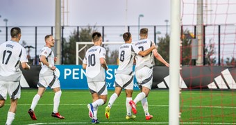 Pirmajā pārspēlē uzvara; otrdien atbildes mačs "Skonto" stadionā