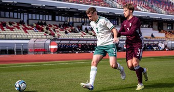 U-21 izlase atkal iegūst vadību, tomēr piekāpjas ziemeļīriem