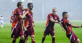 Latvijas izlase ar uzvaru nosargā vietu C līgā