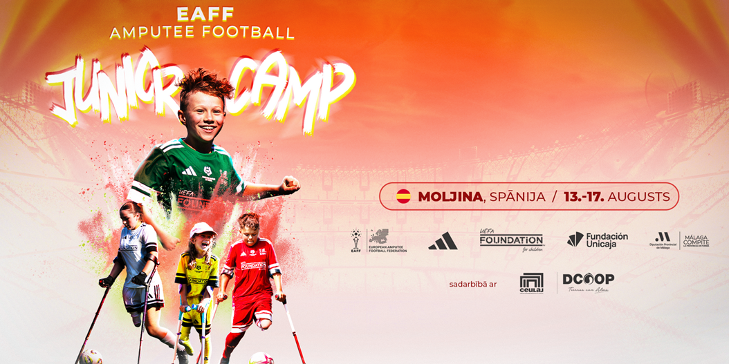 Bezmaksas futbola nometne Spānijā bērniem ar amputāciju