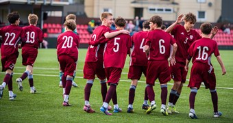 Futbola akadēmijas jaunieši turpina iegūt starptautisko spēļu pieredzi