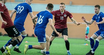 SELL studentu spēļu minifutbola turnīrā dominē Lietuvas komandas