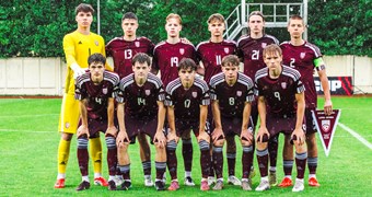U-19 izlase par spīti uzvarai paliek bez Baltijas kausa
