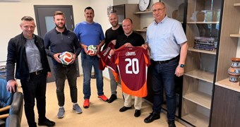 LFF vadība Aizkrauklē pārrunā telpu futbola un infrastruktūras aktualitātes