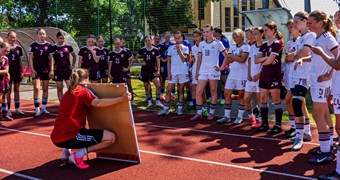 Latvijas WU-15 izlase pulcējas Baltijas kausa spēlēm