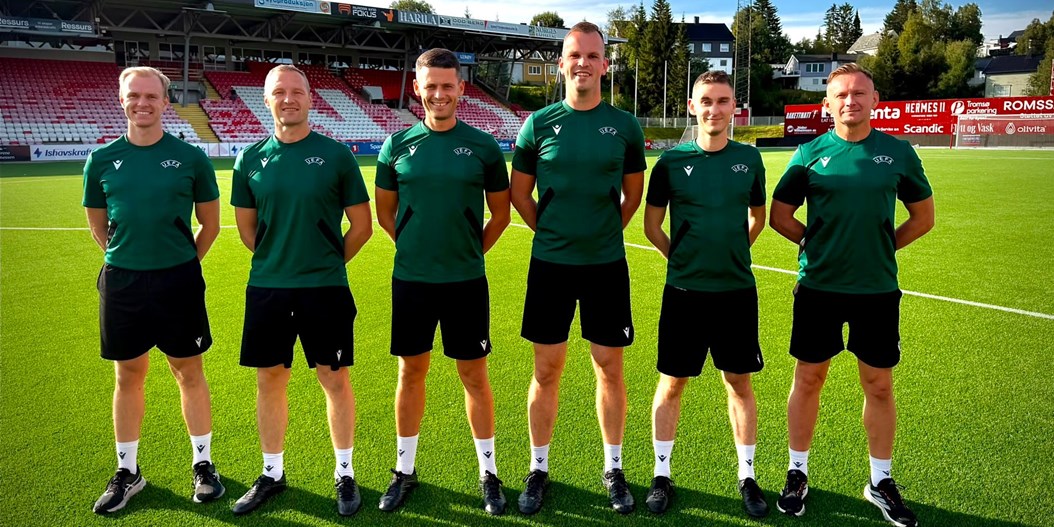Mūsu tiesneši UEFA Konferences līgas "play-off" kārtā