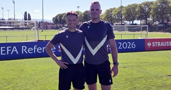 Divi Latvijas tiesneši piedalās UEFA vasaras kursā Ženēvā