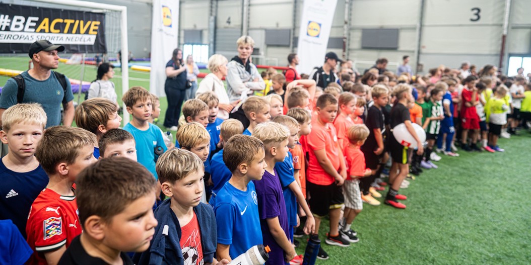 UEFA "Grassroots" nedēļas festivālos Latvijā piedalās 3000 bērnu
