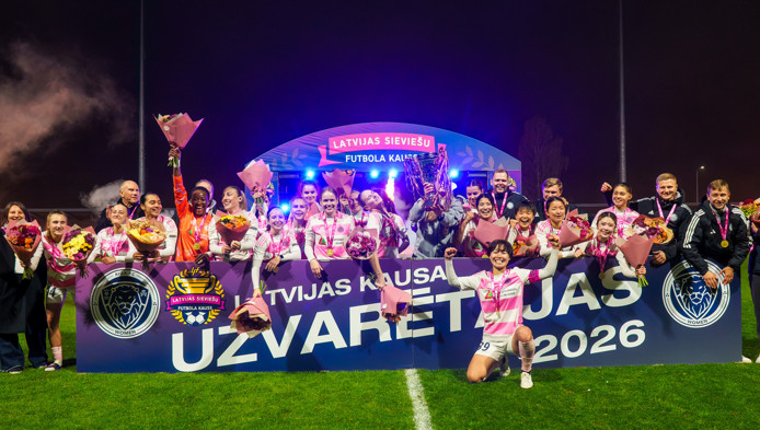 Sieviešu kausa finālā uzvar "Riga FC Women"